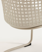 Load image into Gallery viewer, Tenaro beige plastic outdoor chair with steel structure - image 9
