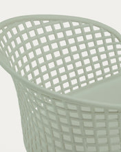 Load image into Gallery viewer, Tenaro green plastic outdoor chair with steel structure - image 8