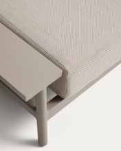 Load image into Gallery viewer, Vathi 3-seater aluminium sofa with left chaise longue in taupe 250 x 159 cm - image 9