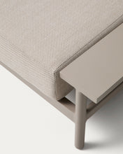 Load image into Gallery viewer, Aluminium Vathi sofa in taupe with right-sided chaise longue 250 x 159 cm - image 6