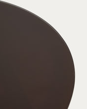 Load image into Gallery viewer, Erice oval table in aluminium and brown tempered glass 230 x 100 cm - image 7