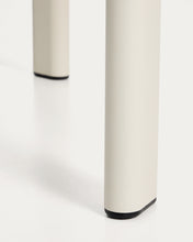 Load image into Gallery viewer, Erice oval table in aluminium and ecru tempered glass 230 x 100 cm - image 11