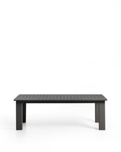 Load image into Gallery viewer, Livorno extendable table in graphite aluminium 233(350) x 100 cm