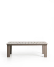 Load image into Gallery viewer, Livorno extendable table in taupe aluminium 233(350) x 100 cm