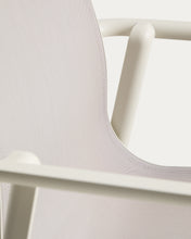 Load image into Gallery viewer, Canea stackable outdoor chair in beige texteline and ecru aluminium - image 13