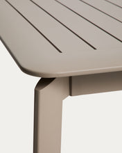 Load image into Gallery viewer, Brela taupe extendable aluminium table 205(287) x 100cm - image 9