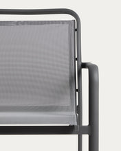 Load image into Gallery viewer, Luri stackable outdoor chair in graphite aluminium and grey texteline - image 10