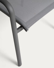 Load image into Gallery viewer, Luri stackable outdoor chair in graphite aluminium and grey texteline - image 13