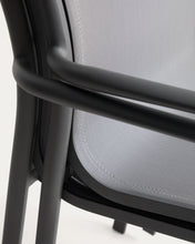 Load image into Gallery viewer, Luri stackable outdoor chair in graphite aluminium and grey texteline - image 14