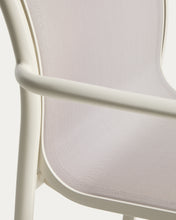 Load image into Gallery viewer, Luri stackable outdoor chair in ecru aluminium and beige texteline - image 13