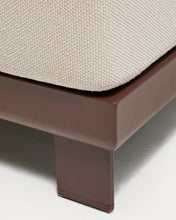 Load image into Gallery viewer, Nerano 3-seater sofa in brown aluminium 208 cm - image 9