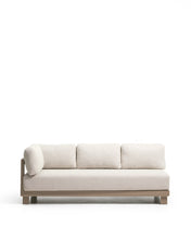 Load image into Gallery viewer, Nerano 3-seater sofa in taupe aluminium 208 cm