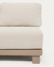 Load image into Gallery viewer, Nerano 3-seater sofa in taupe aluminium 208 cm - image 5