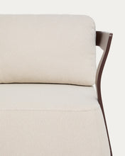 Load image into Gallery viewer, Tamaris brown aluminium 3-seater sofa 217cm - image 6