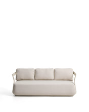 Load image into Gallery viewer, Tamaris ecru aluminium 3-seater sofa 217 cm