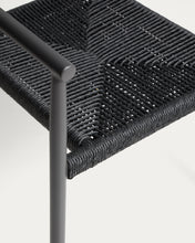 Load image into Gallery viewer, Livadia stackable outdoor chair in graphite aluminium - image 8