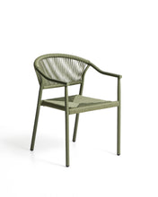 Load image into Gallery viewer, Livadia stackable outdoor chair in green aluminium