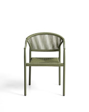 Load image into Gallery viewer, Livadia stackable outdoor chair in green aluminium - image 2