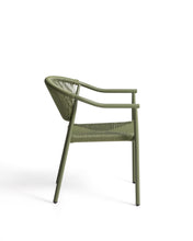 Load image into Gallery viewer, Livadia stackable outdoor chair in green aluminium - image 4