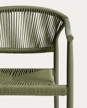 Load image into Gallery viewer, Livadia stackable outdoor chair in green aluminium - image 9