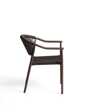 Load image into Gallery viewer, Livadia stackable outdoor chair in brown aluminium - image 4
