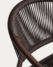 Load image into Gallery viewer, Livadia stackable outdoor chair in brown aluminium - image 12