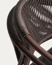 Load image into Gallery viewer, Livadia stackable outdoor chair in brown aluminium - image 13