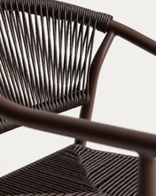 Load image into Gallery viewer, Livadia stackable outdoor chair in brown aluminium - image 15