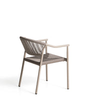 Load image into Gallery viewer, Livadia stackable outdoor chair in taupe aluminium - image 5