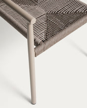Load image into Gallery viewer, Livadia stackable outdoor chair in taupe aluminium - image 12