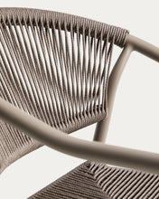 Load image into Gallery viewer, Livadia stackable outdoor chair in taupe aluminium - image 13
