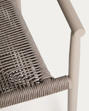 Load image into Gallery viewer, Livadia stackable outdoor chair in taupe aluminium - image 14