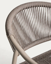 Load image into Gallery viewer, Livadia stackable outdoor chair in taupe aluminium - image 15