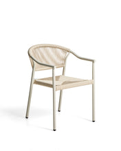 Load image into Gallery viewer, Livadia stackable outdoor chair in ecru aluminium