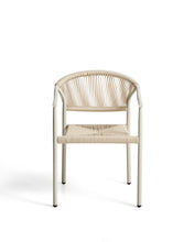 Load image into Gallery viewer, Livadia stackable outdoor chair in ecru aluminium - image 2