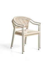 Load image into Gallery viewer, Livadia stackable outdoor chair in ecru aluminium - image 3