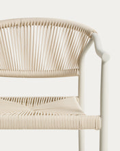 Load image into Gallery viewer, Livadia stackable outdoor chair in ecru aluminium - image 10
