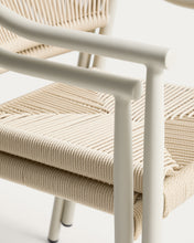Load image into Gallery viewer, Livadia stackable outdoor chair in ecru aluminium - image 12