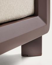 Load image into Gallery viewer, Nerano brown aluminium outdoor armchair - image 13