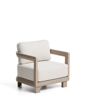 Load image into Gallery viewer, Nerano taupe aluminium outdoor armchair