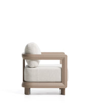 Load image into Gallery viewer, Nerano taupe aluminium outdoor armchair - image 2