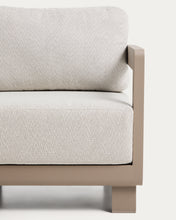 Load image into Gallery viewer, Nerano taupe aluminium outdoor armchair - image 9