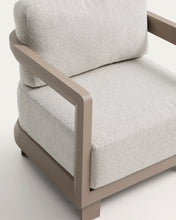 Load image into Gallery viewer, Nerano taupe aluminium outdoor armchair - image 10