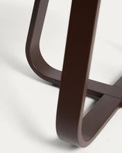 Load image into Gallery viewer, Tamaris brown aluminium outdoor side table Ø48cm - image 8