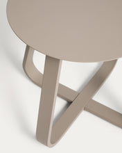 Load image into Gallery viewer, Tamaris taupe aluminium outdoor side table Ø48cm - image 5