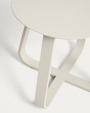 Load image into Gallery viewer, Tamaris ecru aluminium outdoor side table Ø48cm - image 4