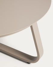 Load image into Gallery viewer, Tamaris taupe aluminium outdoor coffee table Ø80cm - image 5