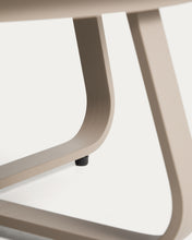 Load image into Gallery viewer, Tamaris taupe aluminium outdoor coffee table Ø80cm - image 6
