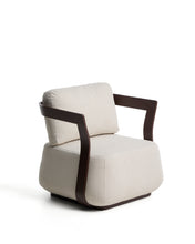 Load image into Gallery viewer, Tamaris brown aluminium outdoor armchair
