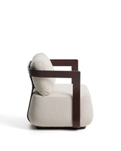 Load image into Gallery viewer, Tamaris brown aluminium outdoor armchair - image 2